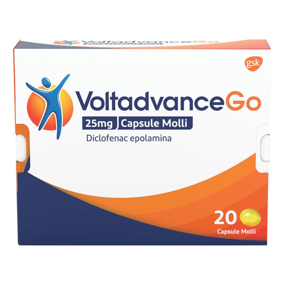 VOLTADVANCEGO 25MG - 20 CAPSULE MOLLI