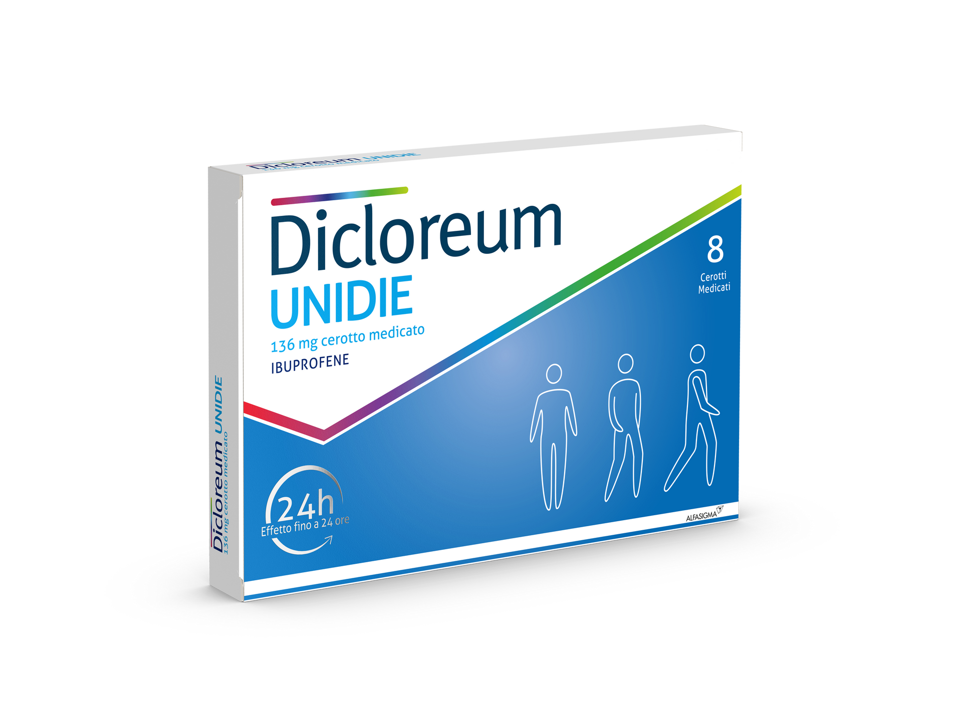 DICLOREUM UNIDIE*8CER 136MG24H